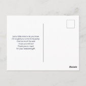 Cute Oranje Fox Pattern Hartelijk dank Briefkaart (Achterkant)