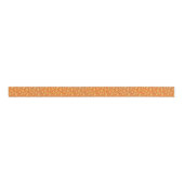Cute Oranje Ghost Halloween Custom Grosgrain Lint (Voorkant)