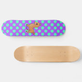 Cute Oranje Llama Skateboard (Horizontaal)