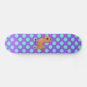 Cute Oranje Llama Skateboard (Horizontaal)