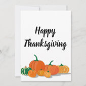 Cute Oranje Pumpkin Spice Kaart (Voorkant)