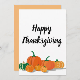 Cute Oranje Pumpkin Spice Kaart