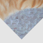 Cute Oranje Tabby Cat Decoupage Tissuepapier (Detail)