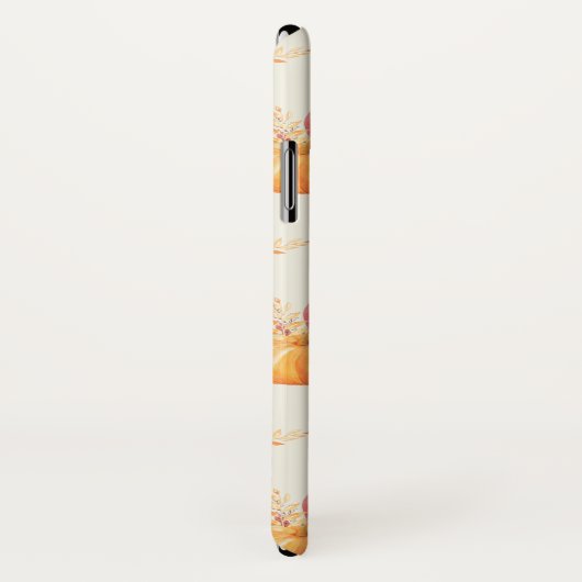 Cute Oranje Waterverf Pumpkin Pattern Case-Mate iPhone Case (Achterkant / rechts)