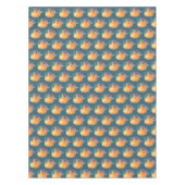 Cute Oranje Waterverf Pumpkin Pattern Tafelkleed (Voorkant)