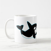 Cute Orca (Killer Whale) Koffiemok (Links)