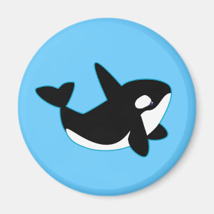 Cute Orca (Killer Whale) Magneet