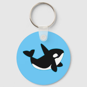 Cute Orca (Killer Whale) Sleutelhanger