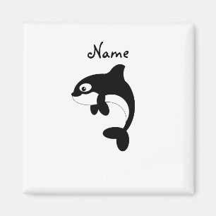 Cute orca walvis magneet
