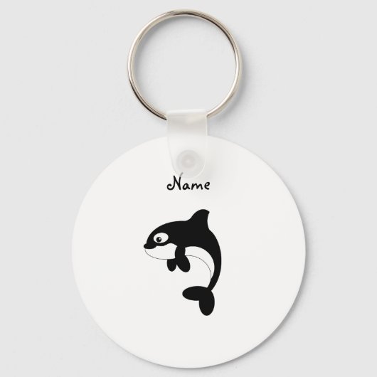 Cute orca walvis sleutelhanger (Voorkant)