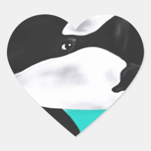 Cute Orca Whale Hart Sticker