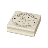 Cute Origami Custom Handmade with love, Rubberstempel (Stempel)