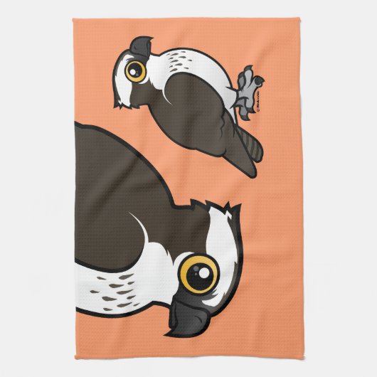 Cute Osprey Theedoek (Verticaal)