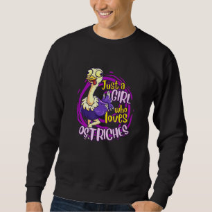 Cute Ostrich is gewoon een meisje dat van struisvo Trui
