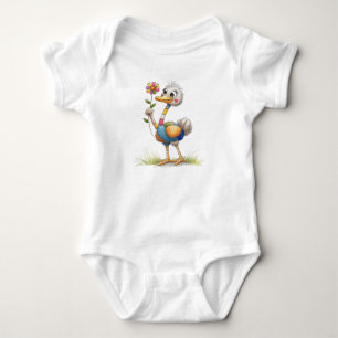 Cute Ostrich Romper