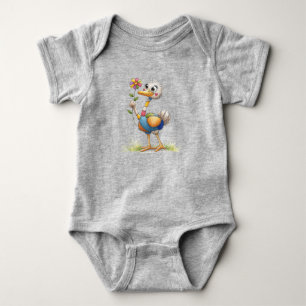 Cute Ostrich Romper