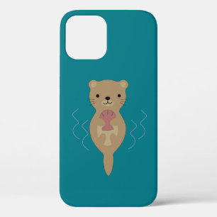 Cute Otter iPhone 12 Hoesje