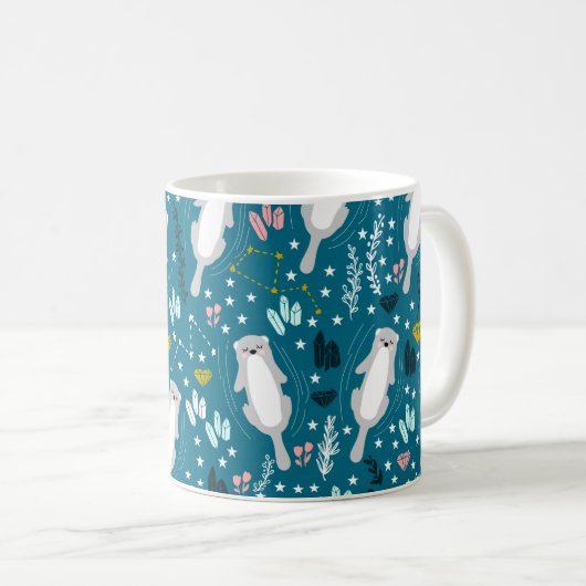 Cute Otter Coffee Mug (Devant droit)