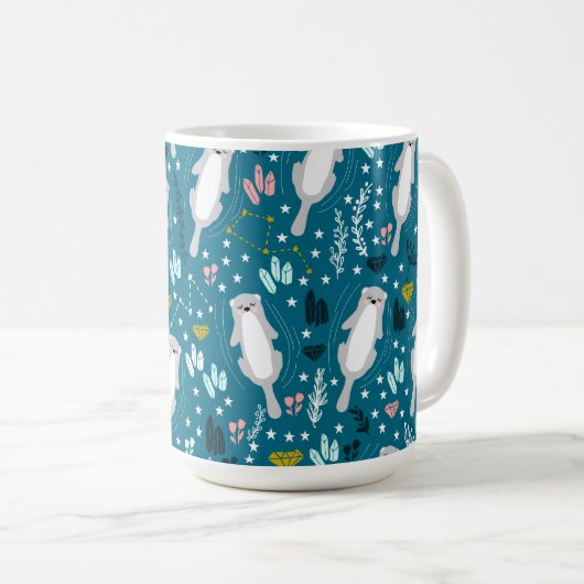 Cute Otter Coffee Mug (Devant droit)