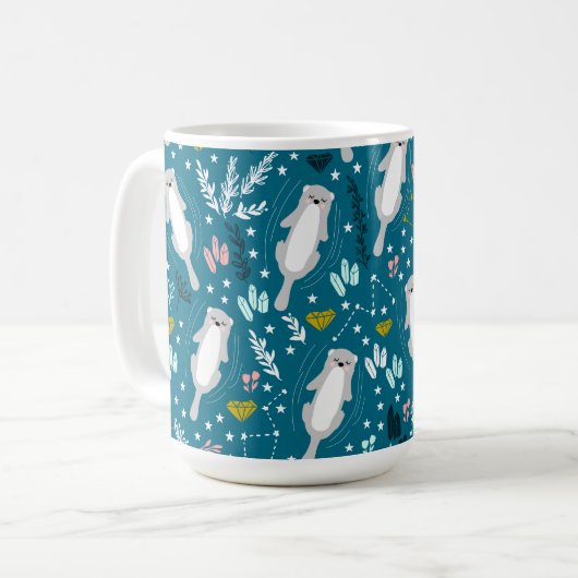 Cute Otter Coffee Mug (Devant gauche)