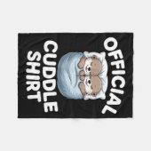 Cute Otter Couple Cozy Cuddle Fleece Deken (Voorkant (Horizontaal))
