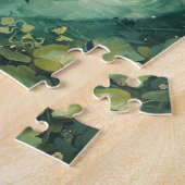 Cute Otter Couple Love Jigsaw Puzzle (Côté)