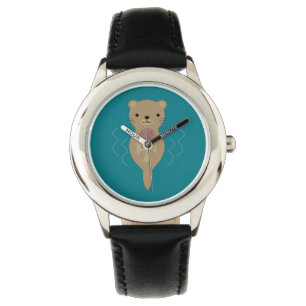 Cute Otter Horloge