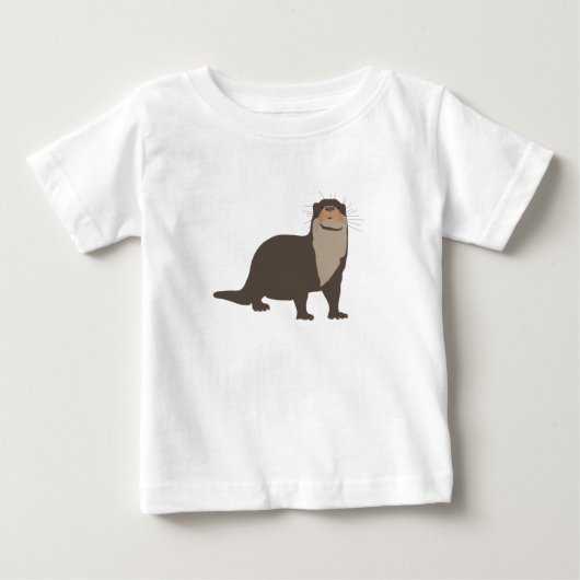 Cute Otter Illustratie (Voorkant)