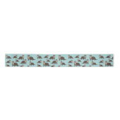 Cute Otter Illustration Pattern Lint (Voorkant)