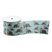 Cute Otter Illustration Pattern Lint (Spoel)