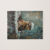 Cute Otter in Bubble Bath Jigsaw Puzzle (Horizontal)
