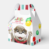 Cute Otter in Tuxedo | Kinderen van Birthday Bedankdoosjes (Voorkant Zijde)