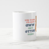 Cute-Otter-Jumbo-Mok Extra Grote Beker (Voorkant)