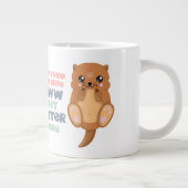 Cute -Otter -Jumbo Mug (Droite)