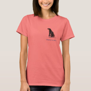 Cute OTTER Love Dames Ringer T-Shirt