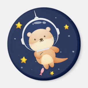 Cute Otter Magnet Magneet