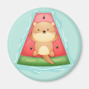 Cute Otter Magnet Magneet
