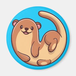 Cute Otter Magnet Magneet