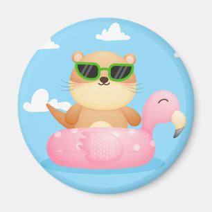 Cute Otter Magnet Magneet