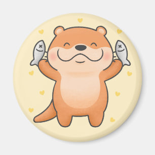 Cute Otter Magnet Magneet