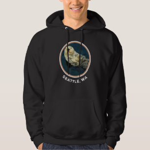 Cute Otter Seattle Wa Coast Insident Fisherman Hoodie