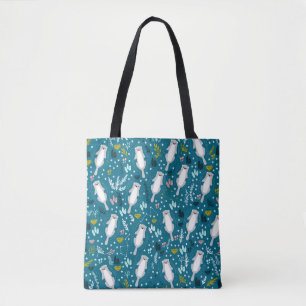 Cute Otters Canvas tas