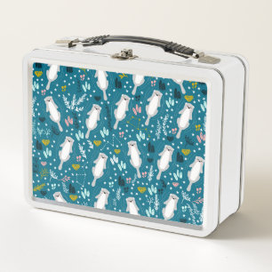 Cute Otters Lunch Box