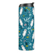 Cute Otters Travel Mug Thermosbeker (Gedraaid links)