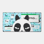 Cute Ours Panda Bleu Kawaii (Recto)