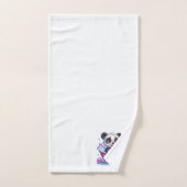 Cute ours Panda dans un bain de bulles (Serviette à main)