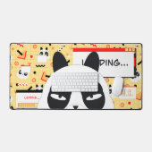 Cute Ours Panda Jaune Kawaii (Clavier et souris)