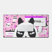 Cute Ours Panda Rose Kawaii (Clavier et souris)