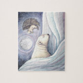 Cute Ours Polaire et Puzzle Angel Cub (Vertical)