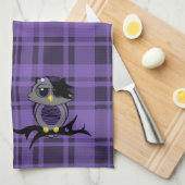 Cute Owl and Pset Kitchen Towels Theedoek (Quarter Fold)
